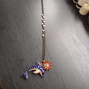 Betsey Johnson Pendant Dolphin Necklace